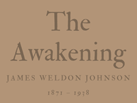 THE AWAKENING - JAMES WELDON JOHNSON