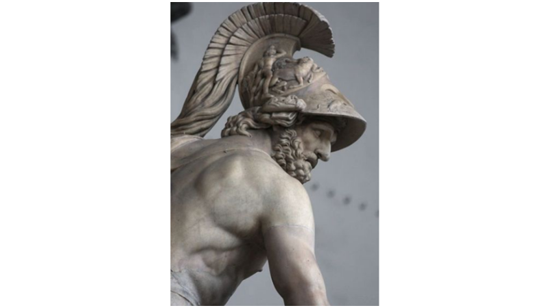 PATROKLOS'UN ÖLMÜŞ BEDENİNİ TUTAN MENELAOS HEYKELİ