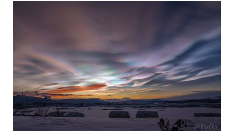 İLLÜZYON GİBİ GÖRÜNTÜ: SEDEF BULUTLAR