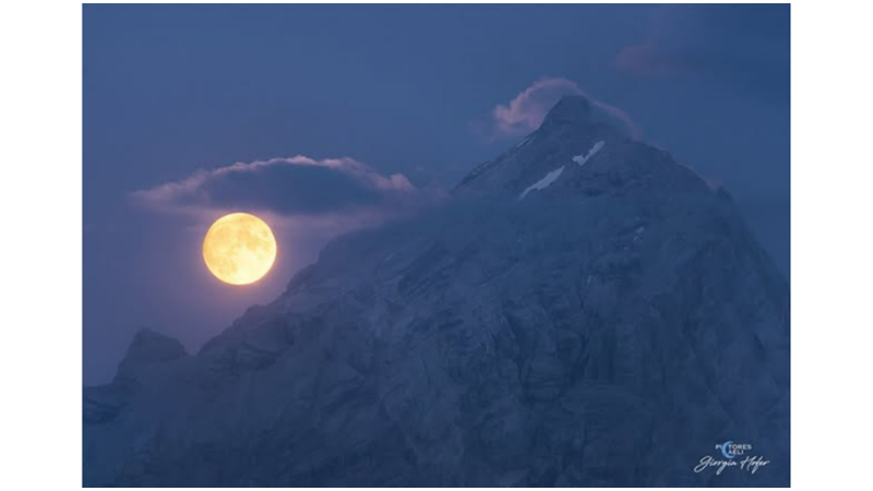 HAVE YOU HEARD OF IT BEFORE?: BLUE HOUR FULL MOON