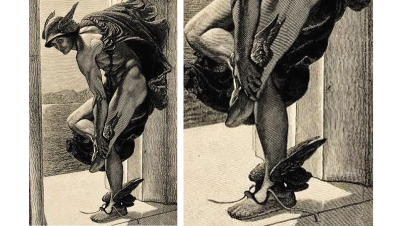 HERMES'İN KANATLI SANDALETLERİ: TALARİA