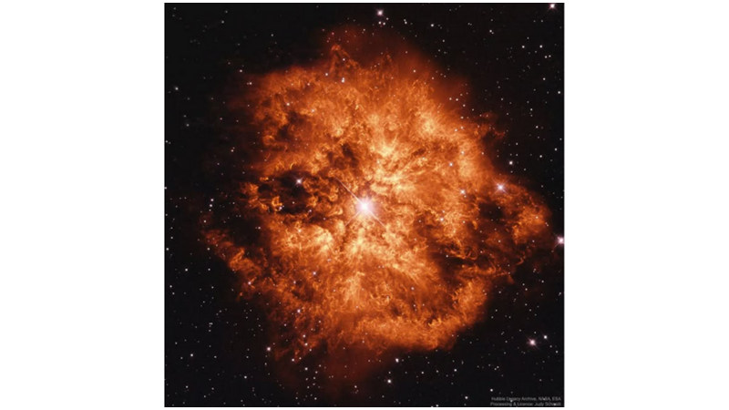 STAR WIND MACHINE: WOLF-RAYET STAR 124