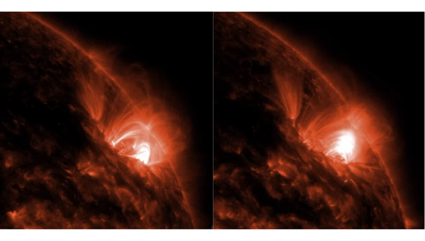 SOLAR FLARES ON 7-8 MAY