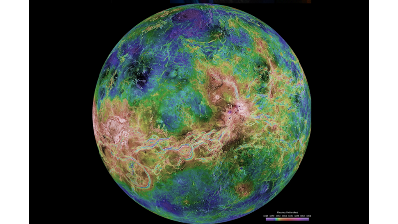 AT FIRST GLANCE IT LOOKS LIKE EARTH, BUT IT'S ACTUALLY VENUS