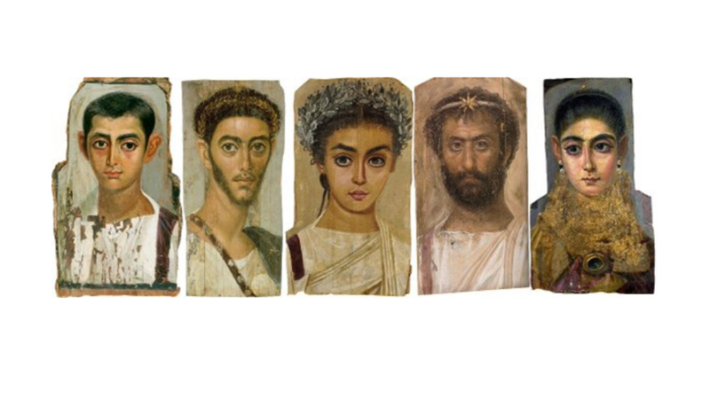 İLK PORTRE ÖRNEKLERİ: FAYYUM PORTRELERİ