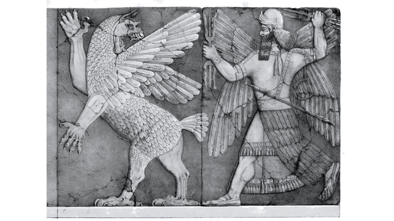 ASLAN BAŞLI FIRTINA KUŞU: ANZU/ IMDUGUD