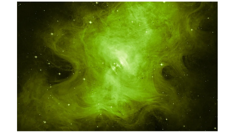 THE LUMINOUS HEART OF A DYING STAR