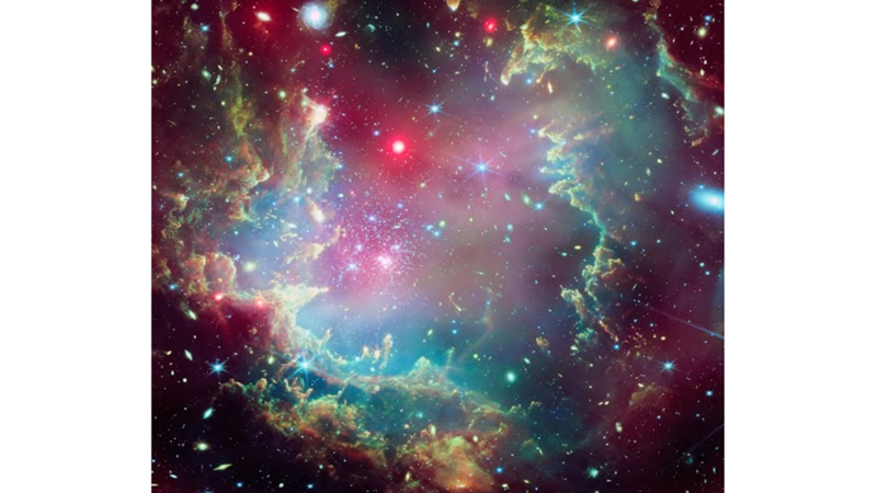 SHINING AMONG THE FESTIVE CLOUDS: NGC 602