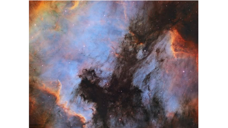 THE PELICAN NEBULA AND THE NORTH AMERICAN NEBULA