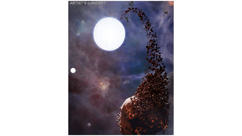 THE DESTRUCTION OF A PLANET