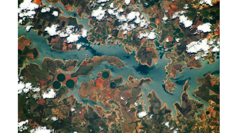 TRÊS MARIAS RESERVOIR FROM ISS