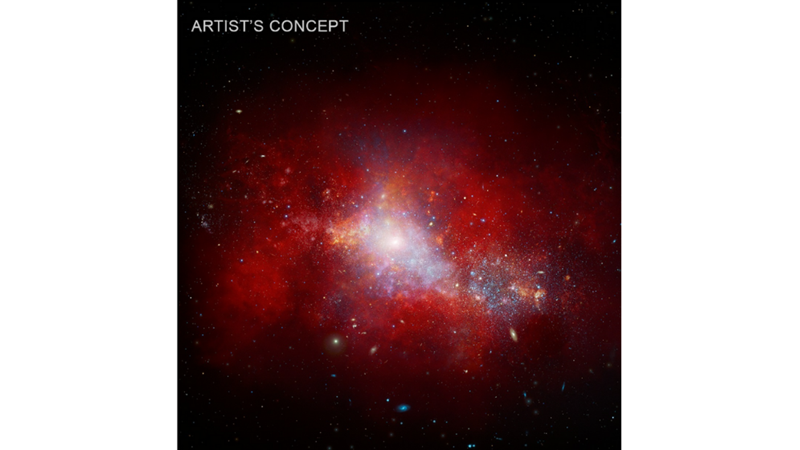 FEAST OF A SUPERMASSIVE BLACK HOLE