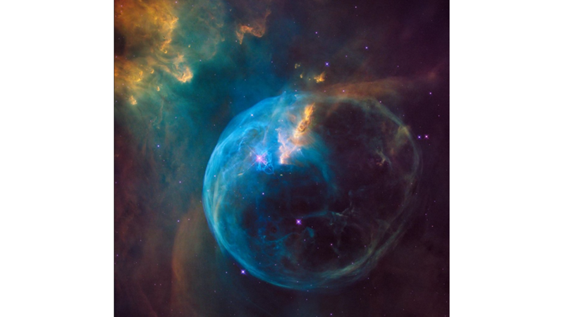 ONE OF THE GALAXY'S FAVOURITES BUBBLE NEBULA