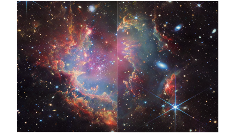 A RAINBOW OF COLORFUL IMAGES: NGC 602