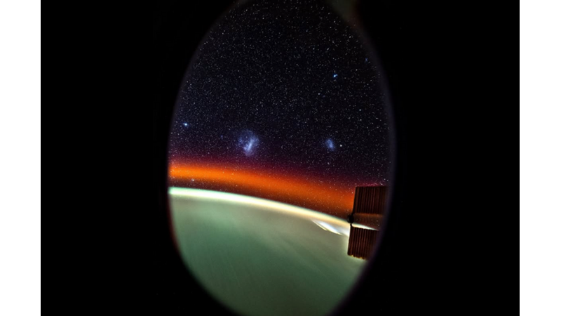 STAR-FILLED LANDSCAPE THROUGH THE LENS OF ASTRO PETTIT