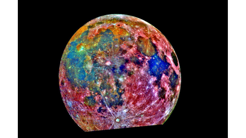 LIKE A BALL OF CHOCOLATE, BUT OUR MOON!