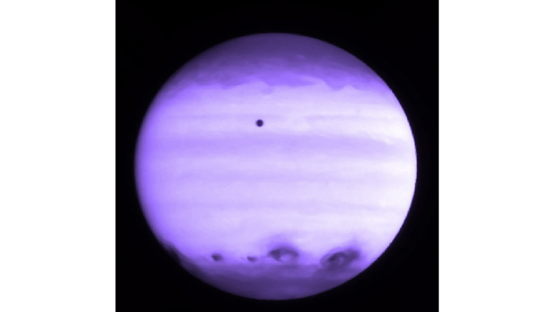 JUPITER WITH ULTRAVIOLET RAYS