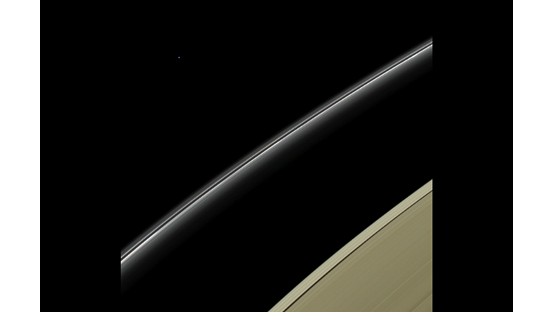 URANUS PASSING BY THE RINGS OF SATURN