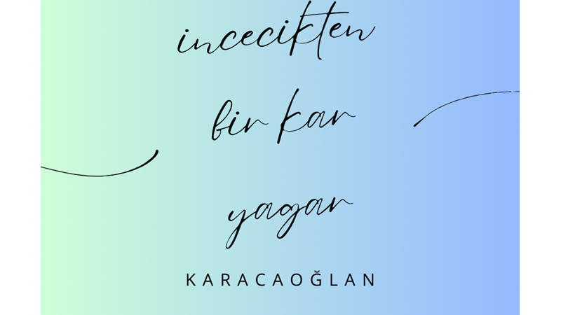 "İNCECİKTEN BİR KAR YAĞAR"