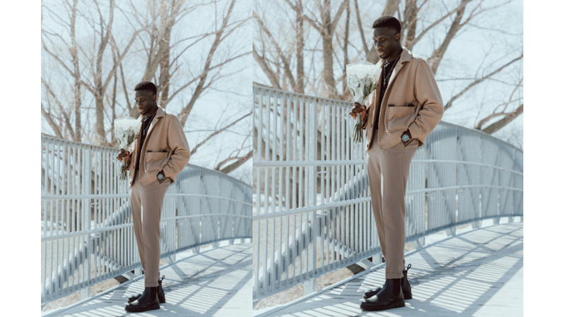 ERKEK MODASI: SİYAH VE KREMİN UYUMU