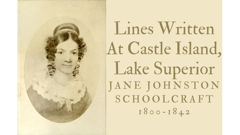 LINES WRITTEN AT CASTLE ISLAND, LAKE SUPERIOR