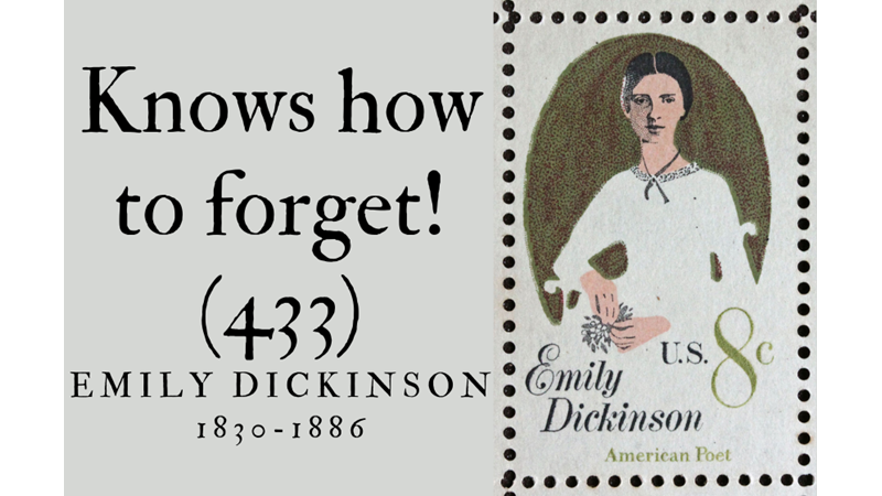 KNOWS HOW TO FORGET! (433)