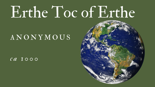 ERTHE TOC OF ERTHE - ANONYMOUS