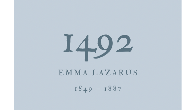 1492 - EMMA LAZARUS